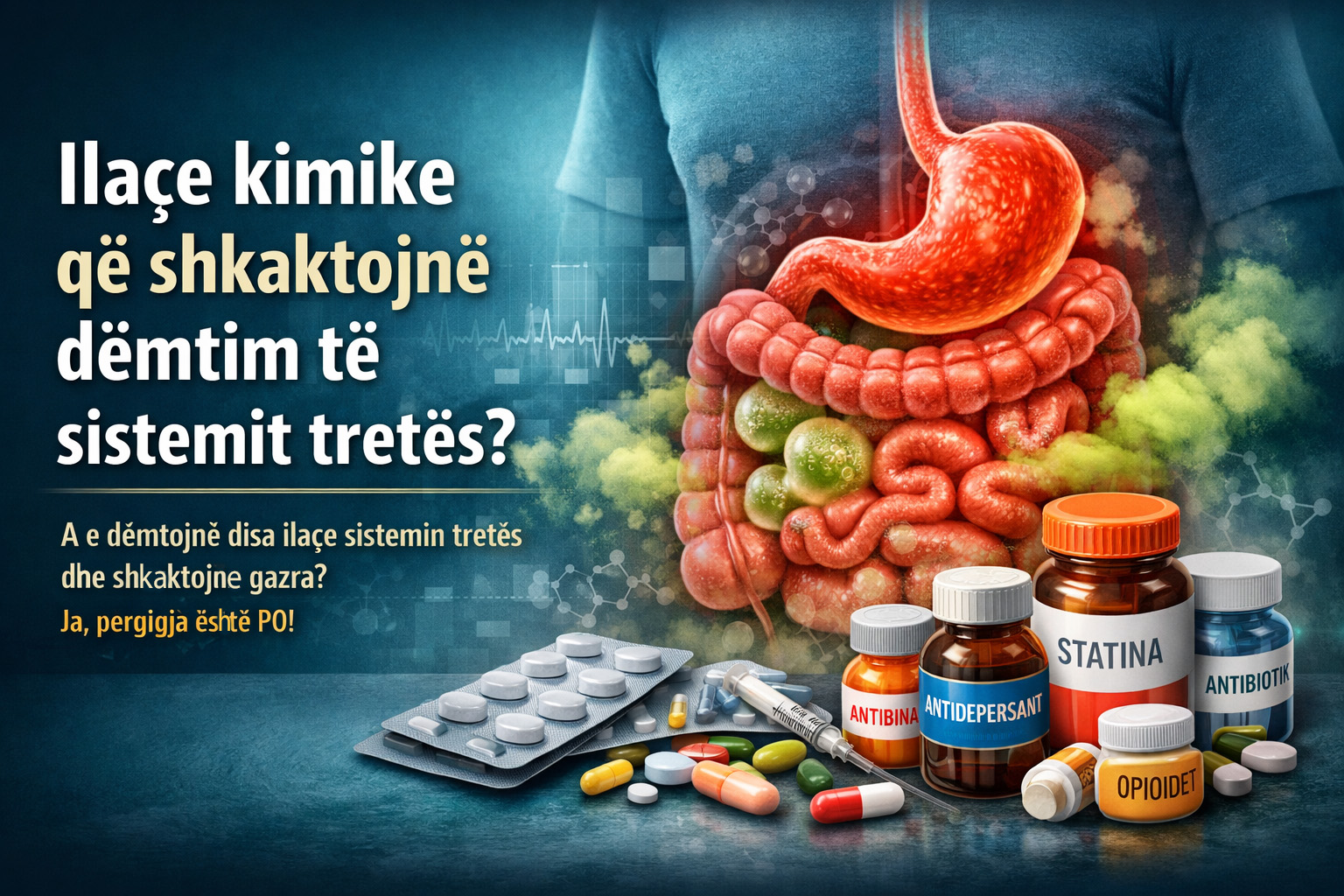 Ilaçe kimike që shkaktojnë dëmtim të sistemit tretës